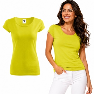 Tricou Damă din Bumbac 100% – Cambrat, Decolteu Rotund, Mâneci Scurte | 25 de Culori - Img 15