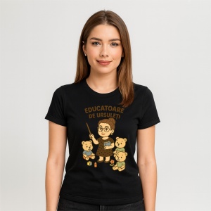 Tricou dama Educatoare de Ursuleti haiosi - Img 2