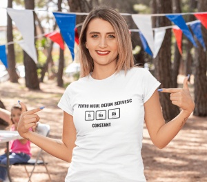 Tricou dama haios personalizat - Micul dejun - Ti Ga Ri - din bumbac, personalizat - Cadou - Img 2