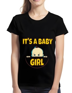 Tricou dama - IT'S A GIRL - Img 2