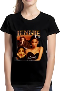 Tricou dama - Jennie Kim - KPOP, stil, muzică, idol, cultură, pop, trendy, grup, fanbase, Korea