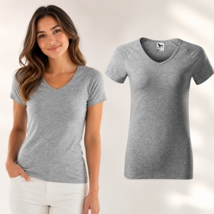 Tricou Damă Malfini Dream 128 cu Guler V – Slim Fit, 95% Bumbac, 14 Culori, XS-3XL - Img 11
