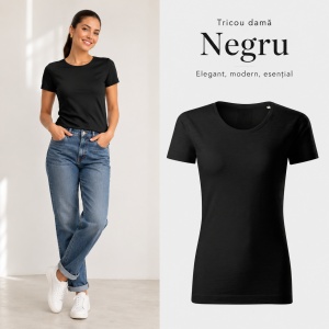 Tricou Damă Malfini Native GOTS 174 – 100% Bumbac Organic, Croială Cambrată, Guler Rotund, 15 Culori - Img 24