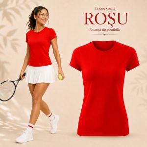 Tricou Damă Sport, pentru sala, alergare, divere activitari sportive, 100% Poliester Extra Dry, Uscare Rapidă, 18 Culori, XS–2XL - Img 33