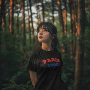 Tricou dama Streetwear - Paris - din bumbac, personalizat - Cadou - Img 3