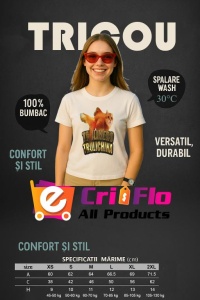 Tricou Dama Tralalero TraLaLa cu Boneca Ambalubu Funny Italian Brainrot Meme Humor Gen Z - Img 7
