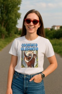 Tricou Dama Tralalero TraLaLa cu Cocofanto Elefanto Funny Italian Brainrot Meme Graphic