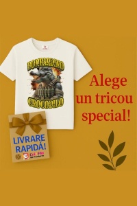 Tricou Dama Tralalero TraLaLa cu Italian Brainrot Bombardino Crocodilo Funny Meme - Img 8