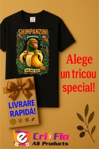 Tricou Dama Tralalero TraLaLa cu Shimpanzini Bananini Italian Brainrot Chimpanzee and Banana - Img 8