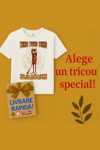 Tricou Dama Tralalero TraLaLa cu Tung Tung Tung Sahur - Img 8