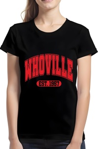 Tricou dama - WHOVILLE - Crăciun, fantezie, imaginație, jucăuș, colorat, film, distracție, amuzant, familie, magie