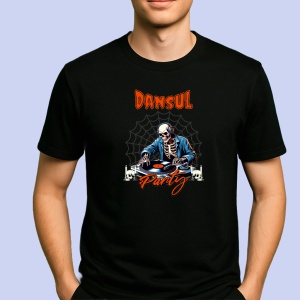 Tricou Dansul scheletelor party Negru, Copii | Dama | Barbat - Img 2