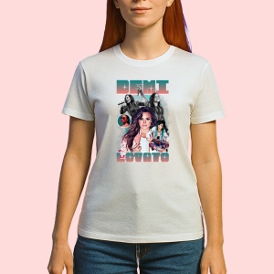 Tricou Demi Lovato - Portrait Style, muzica Hip-Hop / Emo Rap, Dama | Barbat | Copii