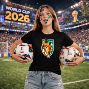 Tricou Didier Drogba Ivory Coast World Cup Fifa 2026, din bumbac 100%, tricou negru, Copii | Dama | Barbat - Img 9