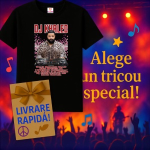 Tricou DJ Khaled, muzica RAP, Dama | Barbat | Copii, Culoare Negru - Img 7