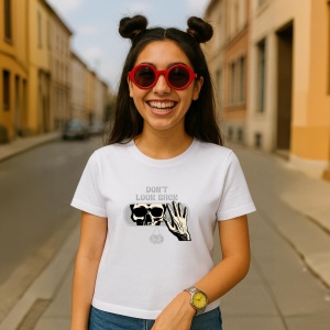 Tricou Don't look back - Copii | Dama | Barbat - Img 5