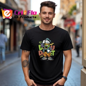 Tricou Donald Duck – Urban Style Peace Copii | Dama | Barbat, negru - Img 15