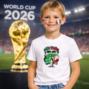 Tricou Edson Alvarez Mexico World Cup Fifa 2026, din bumbac 100%, tricou alb, Copii | Dama | Barbat - Img 5
