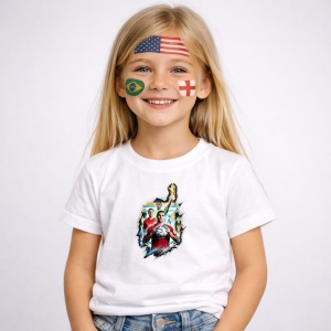 Tricou Emiliano Martínez World Cup Fifa 2026 V3, din bumbac 100%, tricou alb, Copii | Dama | Barbat - Img 2