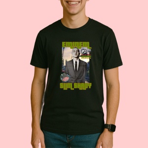Tricou Eminem - Slim Shady GTA, muzica RAP, Dama | Barbat | Copii, Culoare Negru