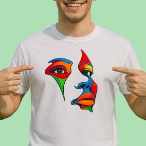 Tricou Fata Femeie Expresiva - Copii | Dama | Barbat - Img 2