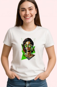 Tricou Femeie Cu Ochelari Stil Abstract, Copii | Dama | Barbat - Img 4