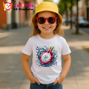 Tricou Fruct dragon si apa, Fructe, Copii | Dama - Img 4