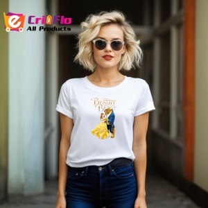 Tricou Frumoasa si bestia poveste clasica de dragoste animata Disney, Copii | Dama | Barbat - Img 11