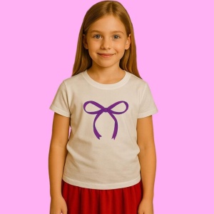 Tricou Funda Mov Subtire Contur Rotund, din bumbac 100%, tricou alb, Copii | Dama | Barbat - Img 2