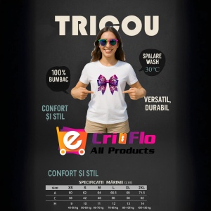 Tricou Fundita violet si roz cu imprimeu leopard stil cool edgy Copii | Dama | Barbat Barbat - Img 12
