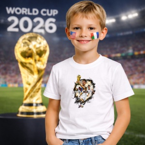 Tricou German National Team World Cup Fifa 2026, din bumbac 100%, tricou alb, Copii | Dama | Barbat - Img 5