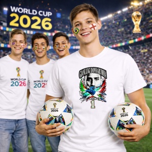 Tricou Gianluigi Donnarumma Italy World Cup Fifa 2026, din bumbac 100%, tricou alb, Copii | Dama | Barbat - Img 7