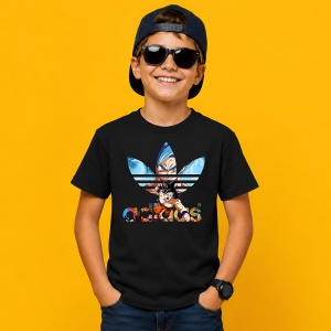 Tricou Goku Saiyan Blue Ultra Instinct Urban Mashup Design, din bumbac 100%, tricou negru, Copii | Dama | Barbat - Img 3