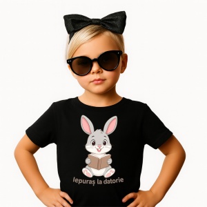 Tricou Gradinita pentru copii Iepuras la datorie - Img 2