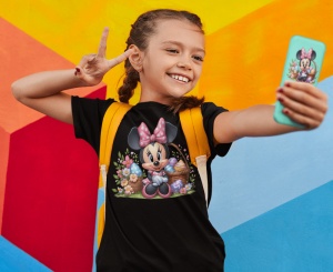 Tricou Haios Copii Personalizat - Easter Minnie - Cadou - Img 2