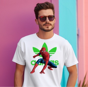 Tricou haios personalizat pentru barbati Spiderman Omul Paianjen