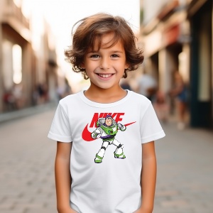 Tricou haios personalizat pentru copii cu Buzz lightyear Lupator - Img 1