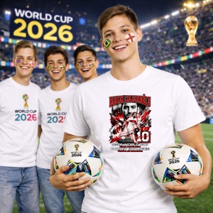 Tricou Hakan Calhanoglu Turkey World Cup Fifa 2026, din bumbac 100%, tricou alb, Copii | Dama | Barbat - Img 7