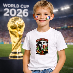 Tricou Hakim Ziyech Morocco World Cup Fifa 2026, din bumbac 100%, tricou alb, Copii | Dama | Barbat - Img 5