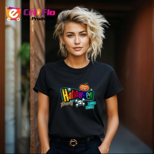Tricou Halloween Party Trick Or Treat, din bumbac 100%, tricou negru, Dama | Barbat - Img 6