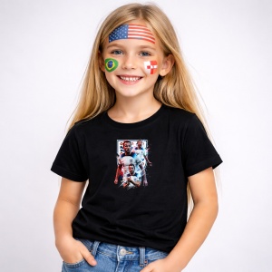 Tricou Harry Kane England World Cup Fifa 2026 V2, din bumbac 100%, tricou negru, Copii | Dama | Barbat - Img 2