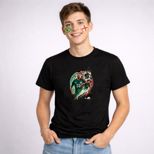 Tricou Hirving Lozano Mexico World Cup Fifa 2026 V2, din bumbac 100%, tricou negru, Copii | Dama | Barbat - Img 3