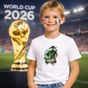 Tricou Hirving Lozano Mexico World Cup Fifa 2026 V3, din bumbac 100%, tricou alb, Copii | Dama | Barbat - Img 5