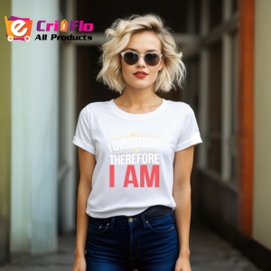 Tricou I Am Text Rosu Minimal, Copii | Dama | Barbat - Img 12