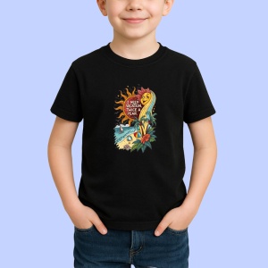 Tricou I Need Vacation Twice A Year, Copii | Dama | Barbat, culoare negru - Img 3