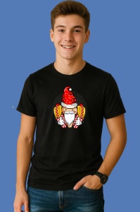 Tricou Ice Cream Santa, din bumbac 100% Copii | Dama | Barbat