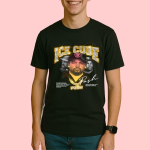 Tricou Ice Cube, muzica Hip-Hop / Drill, Dama | Barbat | Copii, Culoare Negru