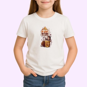 Tricou If Lost Return To Coffee Cup, Copii | Dama | Barbat - Img 3