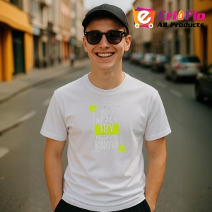 Tricou If You Never Try Quote, din bumbac 100%, tricou alb, Dama | Barbat - Img 4