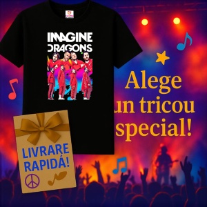 Tricou Imagine Dragons - Red Suits, muzica Hip-Hop / Pop / Rock, Dama | Barbat | Copii, Culoare Negru - Img 11
